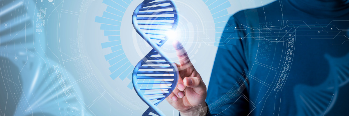 Genetic technology concept