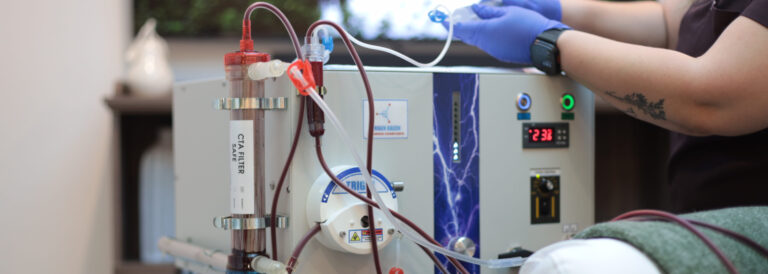 EBOO Ozone Therapy Machine at the Oasis Health and Medicine clinic